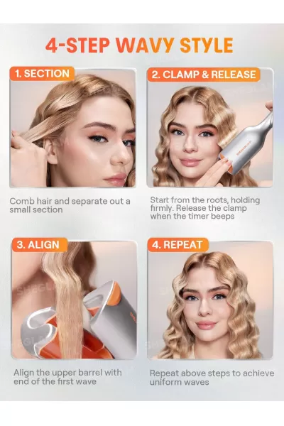  تصویر 8 : Sheglam شیگلم  دستگاه فر ساحلی  