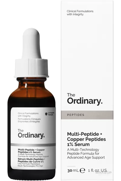 خرید و قیمت سرم مولتی پپتاید + کوپر پپتاید The Ordinary 1% اوردینری اصل