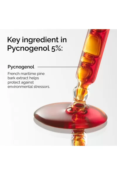  تصویر 3 : سرم پیکنوژنول روشن کننده + آنتی اکسیدان Pycnogenol 5 اوردینری The Ordinary 