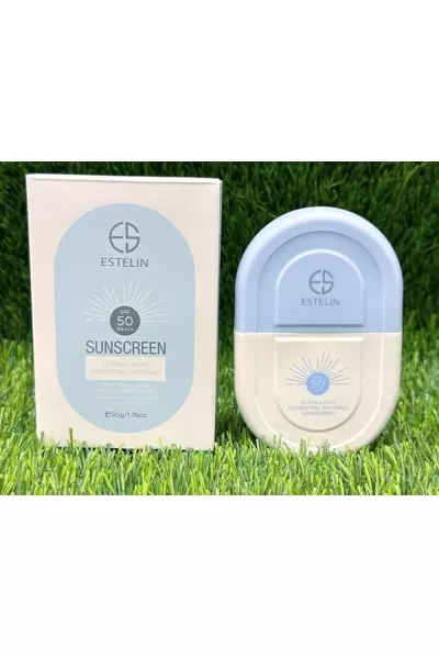  تصویر 1 : Estelin استیلن SPF50 کرم ضدآفتاب آبرسان فوق سبک  
