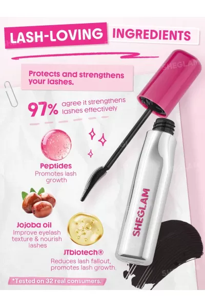  تصویر 3 : Sheglam شیگلم  ریمل حجم دهنده و جدا کننده سوزنی مژه و ابرو  