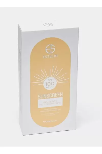  تصویر 1 : Estelin استیلن SPF100 کرم ضدآفتاب تینتی ۱۰۰ میل  