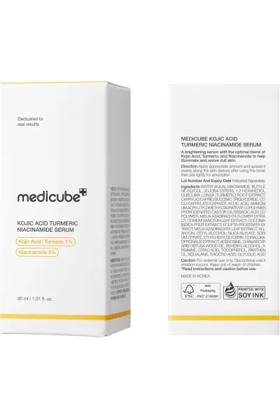  تصویر 7 : سرم روشن کننده و ضدلک کوجیک اسید + نیاسینامید مدی کیوب Medicube 