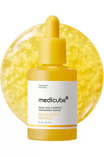 خرید و قیمت سرم روشن کننده و ضدلک کوجیک اسید + نیاسینامید Medicube  مدی کیوب اصل