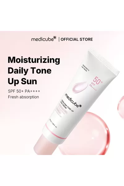  تصویر 5 : Medicube مدی کیوب PDRN ضدآفتاب تون آپ کلاژن ساز  