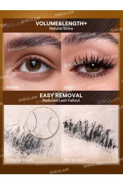  تصویر 3 : Sheglam شیگلم 24k ریمل حجم دهنده + بلند کننده گلد طلای  