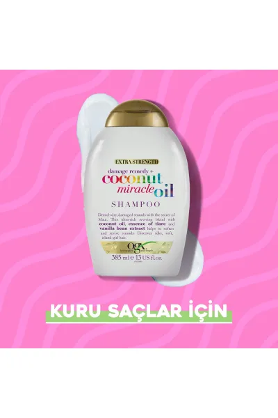  تصویر 3 : Ogx او جی ایکس  شامپو بدون سولفات روغن نارگیل  