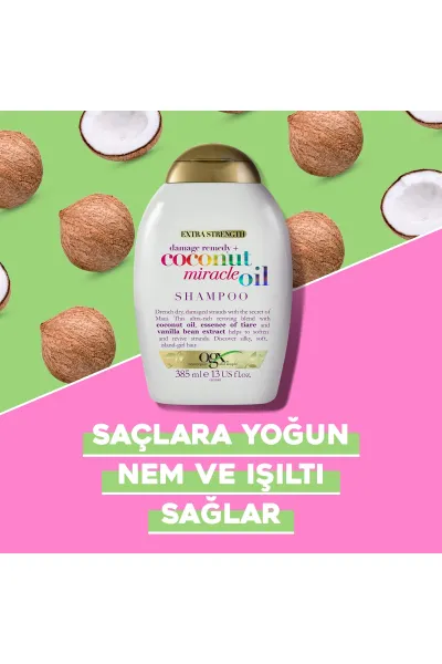  تصویر 4 : Ogx او جی ایکس  شامپو بدون سولفات روغن نارگیل  