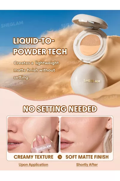  تصویر 3 : کوشن رنگ نود Nude شیگلم Sheglam 