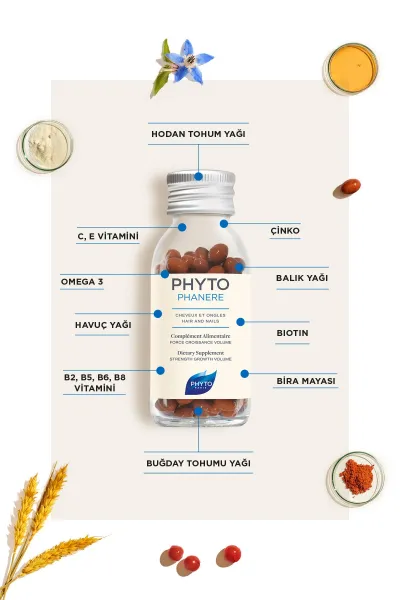  تصویر 1 : Phyto فیتو  قرص ضد ریزش و رویش مجدد مو اورجینال  