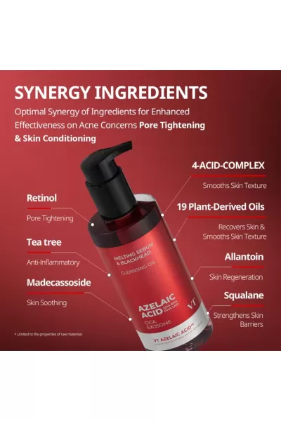  تصویر 9 : پاک کننده روغنی آزلائیک اسید وی‌تی کازمتیک VT Cosmetics 
