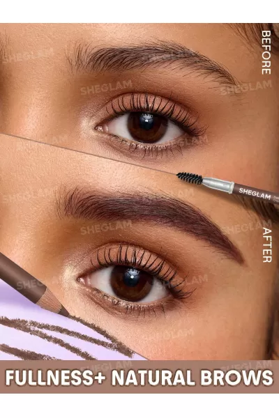  تصویر 1 : Sheglam شیگلم Auburn مداد ابرو تراش‌دار و براش‌دار رنگ  