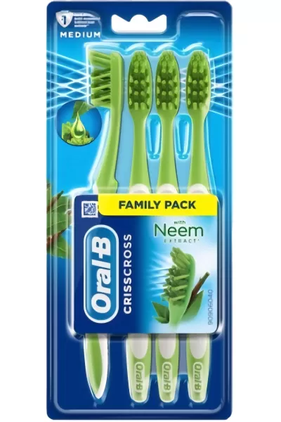 خرید و قیمت پک مسواک خانواده Oral-B  اورال بی اصل