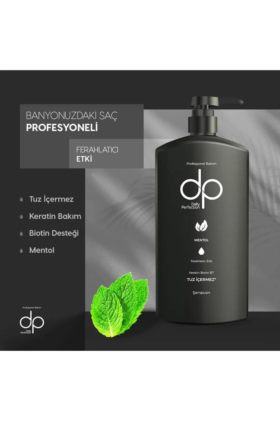 ویژگی شامپو کراتین ضد ریزش نعنایی دی پی dp با منتول، کراتین، بیوتین و فرمول بدون نمک ویژگی شامپو کراتین ضد ریزش نعنایی دی پی dp با منتول، کراتین، بیوتین و فرمول بدون نمک