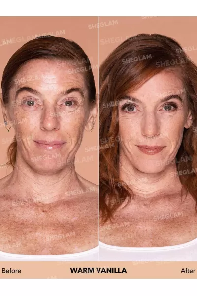  تصویر 1 : کرم پودر مات رنگ Warm Vanilla شیگلم Sheglam 