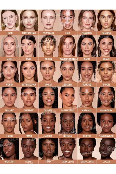  تصویر 6 : کرم پودر آبرسان شیگلم رنگ Buttercream شیگلم Sheglam 