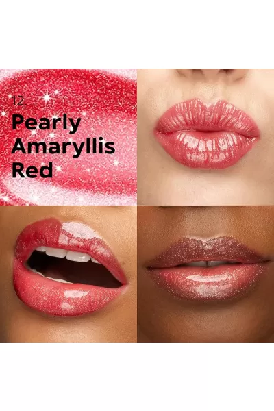  تصویر 1 : KIKO کیکو 12 Pearly Amaryllis Red لیپ گلاس سه بعدی سری 3D Hydra رنگ  