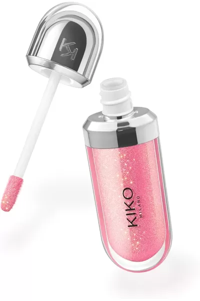  تصویر 2 : KIKO کیکو 26 Sparkling Hibiscus Pink لیپ گلاس سه بعدی سری 3D Hydra  رنگ  
