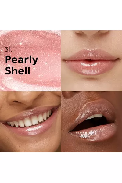  تصویر 1 : KIKO کیکو 31 Pearly Shell لیپ گلاس سه بعدی سری 3D Hydra رنگ  