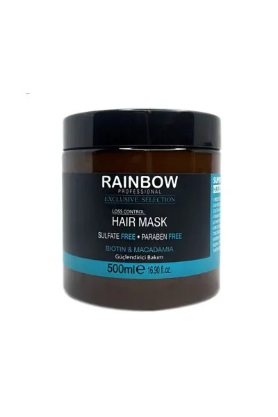 خرید و قیمت ماسک مو بدون سولفات ۵۰۰ میل ضد ریزش مو Rainbow  رینبو اصل