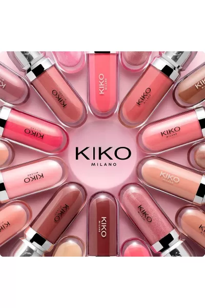  تصویر 5 : KIKO کیکو 03 Pearly Apricot لیپ گلاس سه بعدی سری 3D Hydra رنگ  