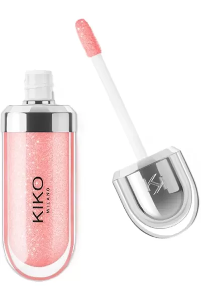  تصویر 1 : KIKO کیکو 04 Pearly Peach Rose لیپ گلاس سه بعدی سری 3D Hydra رنگ  