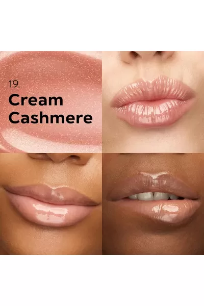  تصویر 1 : KIKO کیکو 19 Cream Cashmere لیپ گلاس سه بعدی سری 3D Hydra رنگ  