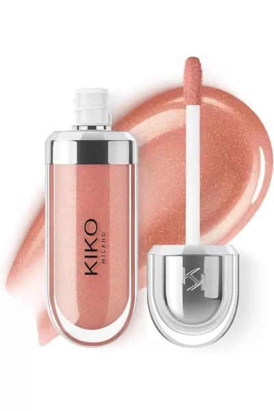 خرید و قیمت لیپ گلاس سه بعدی سری 3D Hydra رنگ KIKO 19 Cream Cashmere کیکو اصل