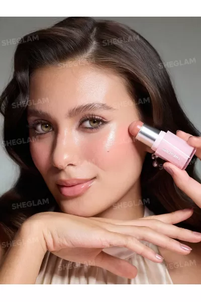  تصویر 4 : رژگونه استیکی کره‌ای رنگ Hush Hush شیگلم Sheglam 