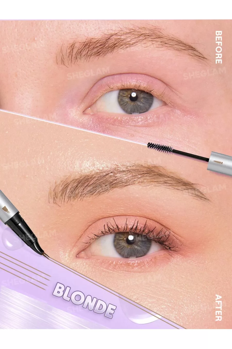 ترفندهای حرفه‌ای برای ابروهای بی‌نقص هاشور + لمینت ابرو رنگ شیگلم Sheglam