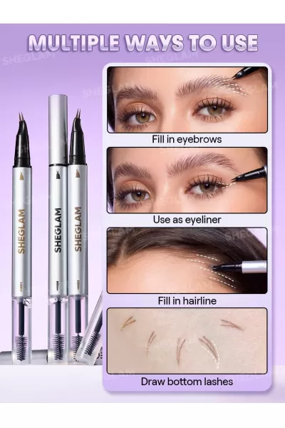  تصویر 1 : هاشور + لمینت ابرو رنگ Taupe شیگلم Sheglam 