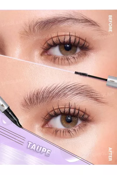  تصویر 3 : هاشور + لمینت ابرو رنگ Taupe شیگلم Sheglam 