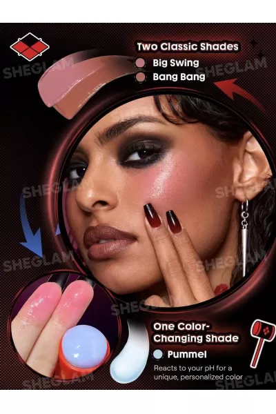  تصویر 2 : Sheglam شیگلم Bang Bang رژگونه استیکی هارلی کویین رنگ  