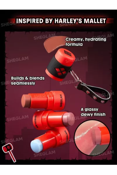  تصویر 5 : Sheglam شیگلم Bang Bang رژگونه استیکی هارلی کویین رنگ  