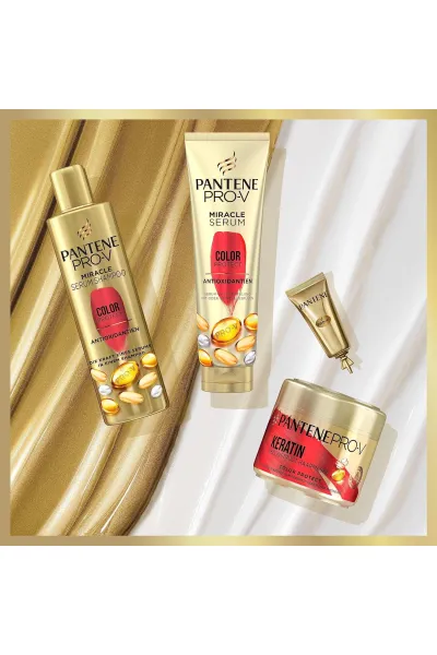  تصویر 2 : Pantene پنتن  ماسک مو کراتین مخصوص موهای رنگ شده  