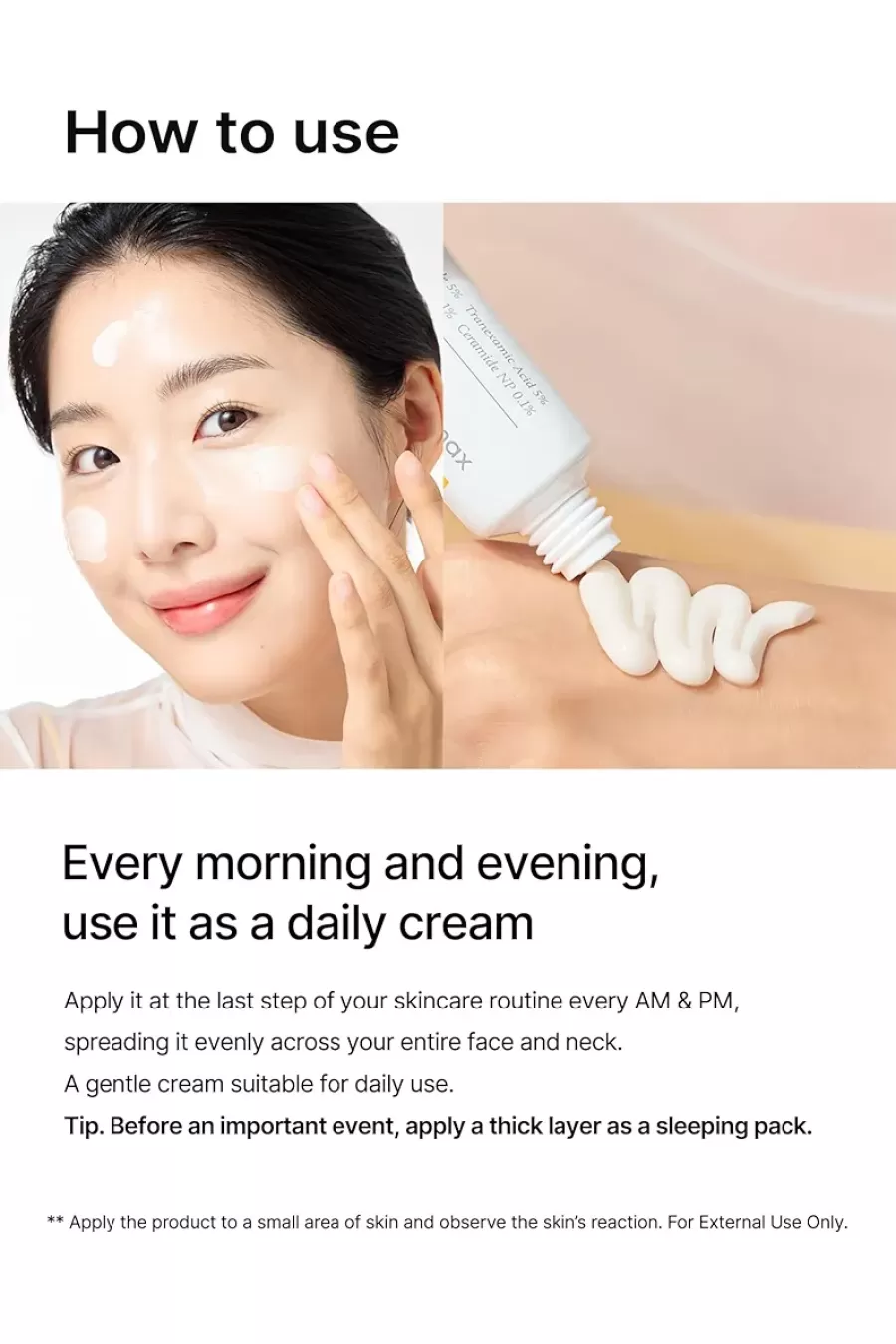 نحوه استفاده از کرم ضدلک و روشن کننده سلیمکس Celimax در روتین صبح و شب