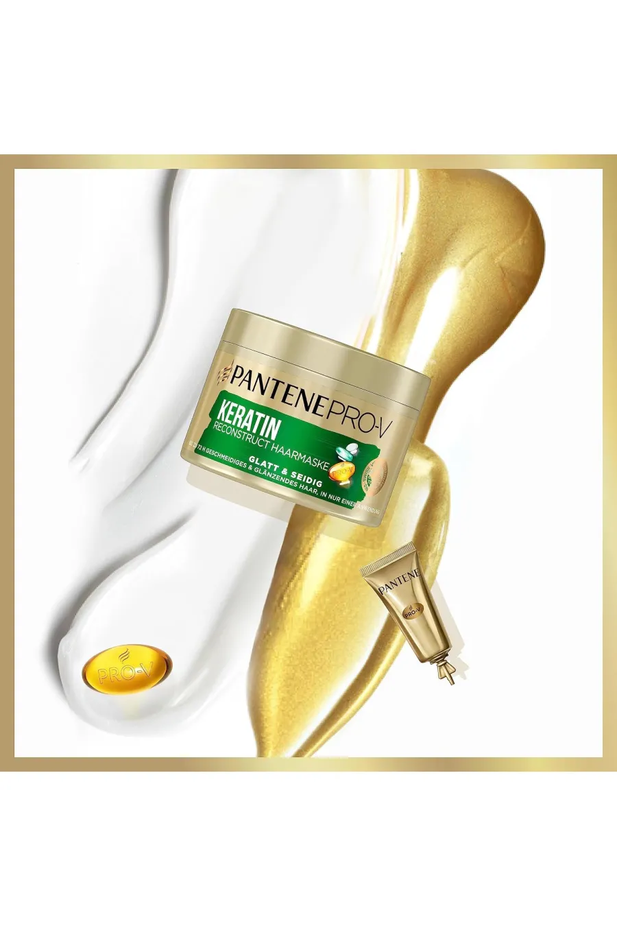 ویژگی‌های ماسک مو کراتین صاف کننده موها پنتن Pantene