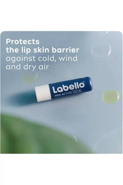  تصویر 2 : Labello لبلو Spf 15 بالم لب بی‌رنگ مردانه حاوی  