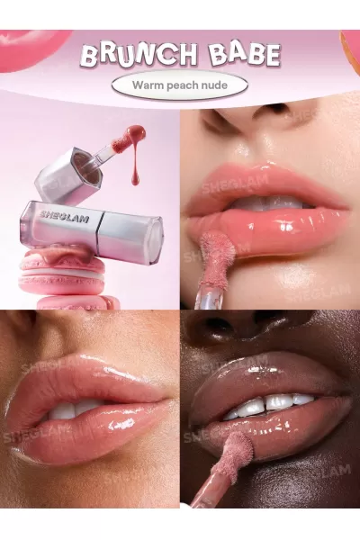  تصویر 1 : Sheglam شیگلم Brunch Babe لیپ گلاس آینه‌ای رنگ  