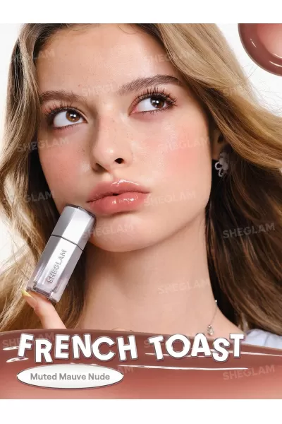  تصویر 9 : Sheglam شیگلم French Toast لیپ گلاس آینه‌ای رنگ  