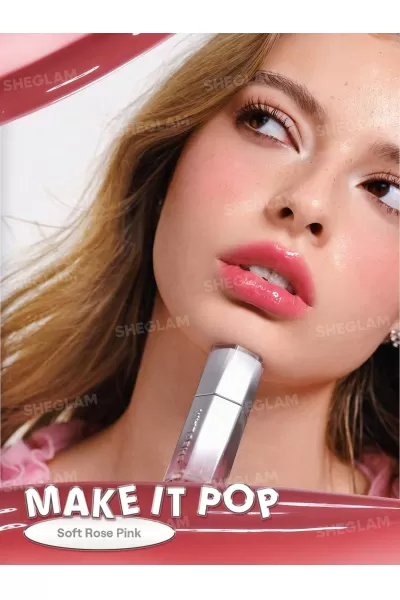  تصویر 8 : Sheglam شیگلم Make lt Pop لیپ گلاس آینه‌ای رنگ  