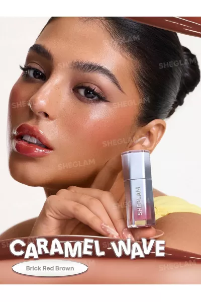  تصویر 2 : Sheglam شیگلم Caramel Wave لیپ گلاس آینه‌ای رنگ  