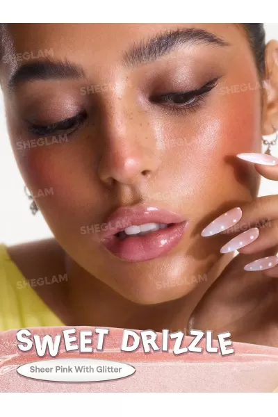  تصویر 9 : Sheglam شیگلم Sweet Drizzle لیپ گلاس آینه‌ای رنگ  