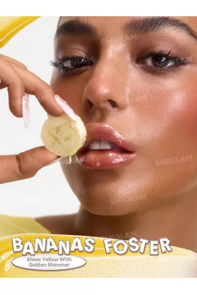  تصویر 2 : Sheglam شیگلم Bananas Foster لیپ گلاس آینه‌ای رنگ  