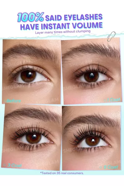  تصویر 1 : ریمل حجم دهنده مژه و ابرو شیگلم Sheglam 