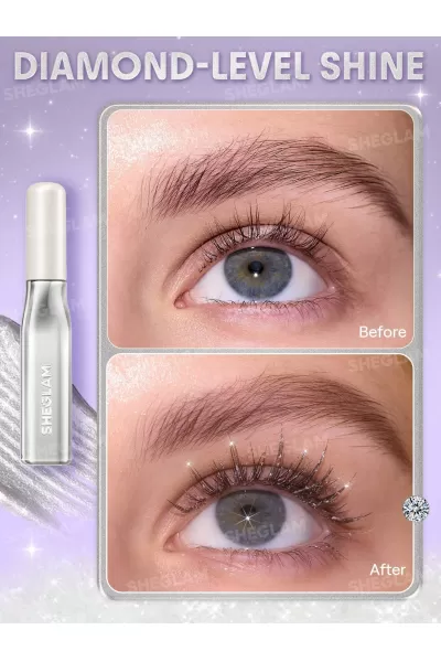  تصویر 1 : ریمل شاین گلیتری شیگلم Sheglam 