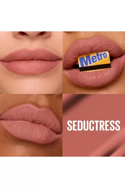  تصویر 1 : Maybelline New York میبلین نیویورک 65 SEDUCTRESS رژلب مات سوپر استی Matte Ink  رنگ  