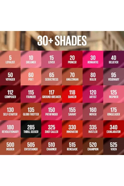  تصویر 7 : Maybelline New York میبلین نیویورک 170 INITIATOR رژلب مات سوپر استی Matte Ink  رنگ  