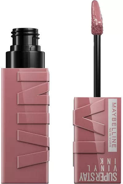 خرید و قیمت رژ لب شاین مایع 16 ساعته سوپر استی VINYL INK رنگ Maybelline New York 110 AWESTRUCK میبلین نیویورک اصل