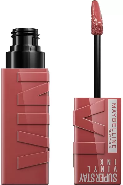خرید و قیمت رژ لب شاین مایع 16 ساعته سوپر استی VINYL INK رنگ Maybelline New York 115 PEPPY میبلین نیویورک اصل
